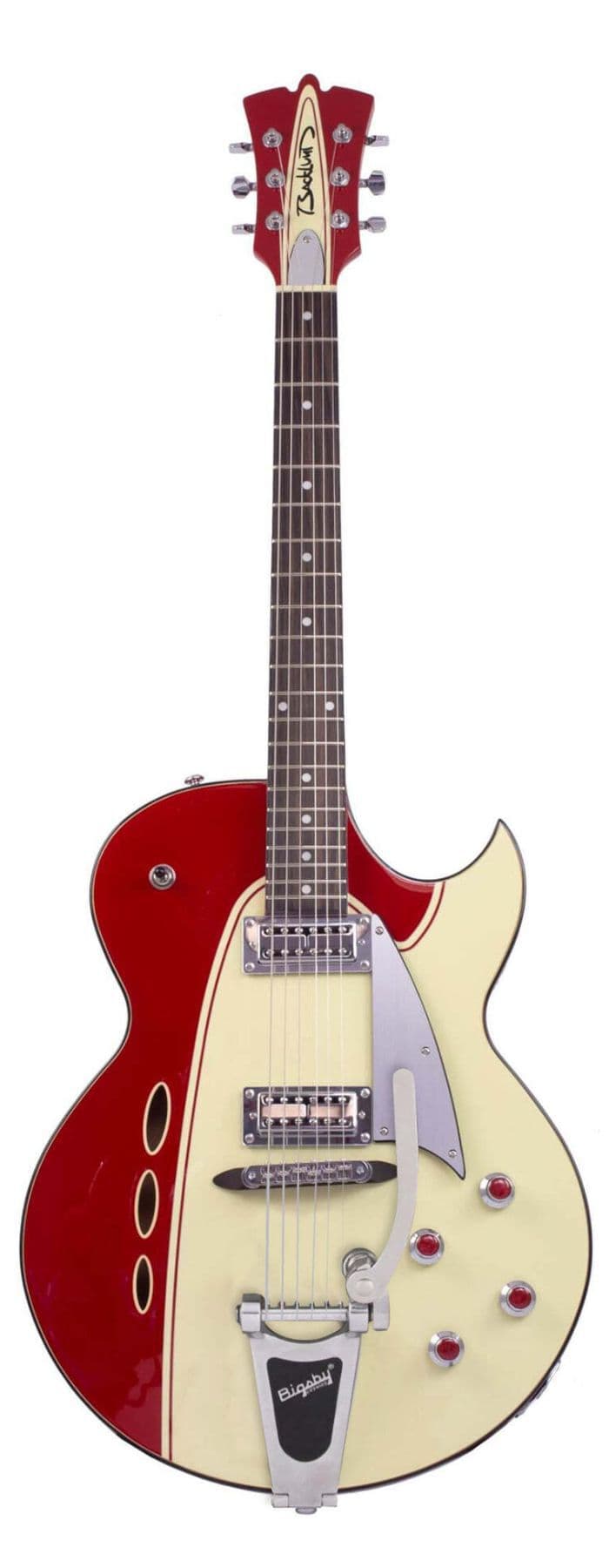 Backlund Rockerbox II DLX Red-Creme | Eastwood Guitars
