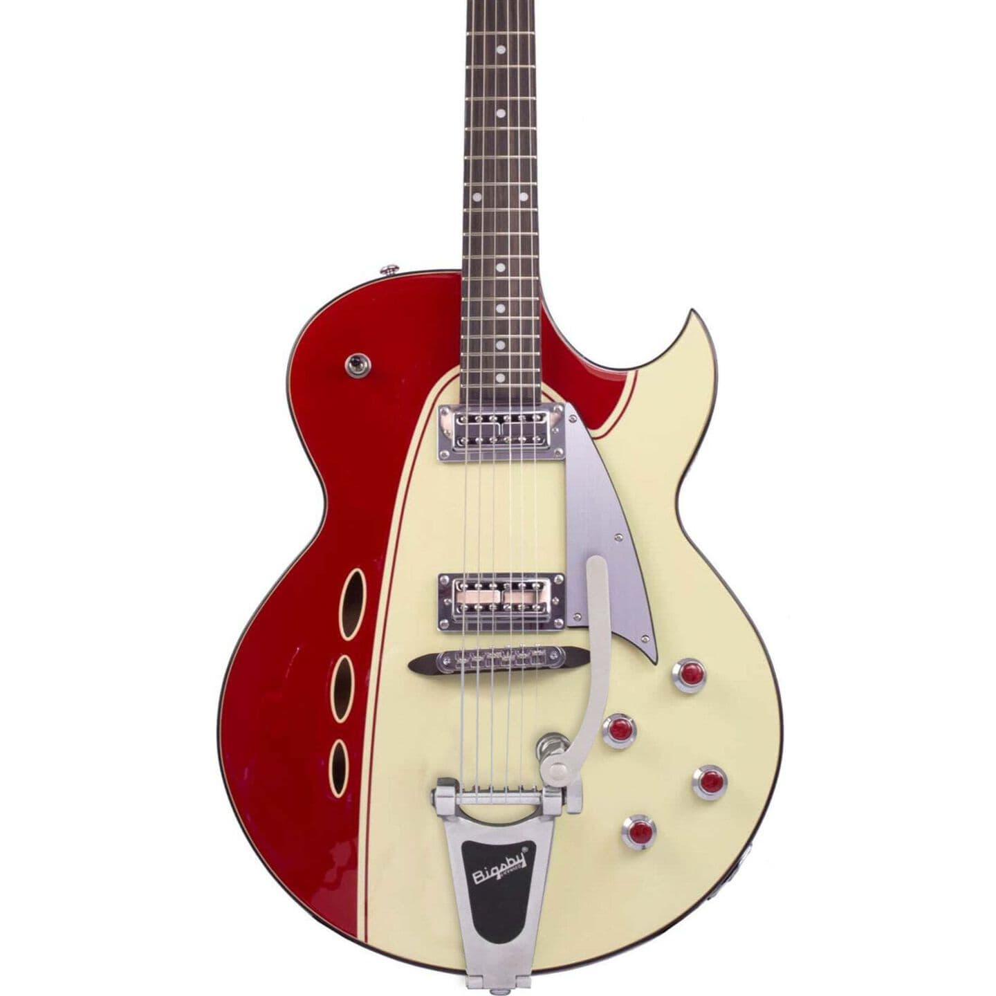 Backlund Rockerbox II DLX Red-Creme | Eastwood Guitars
