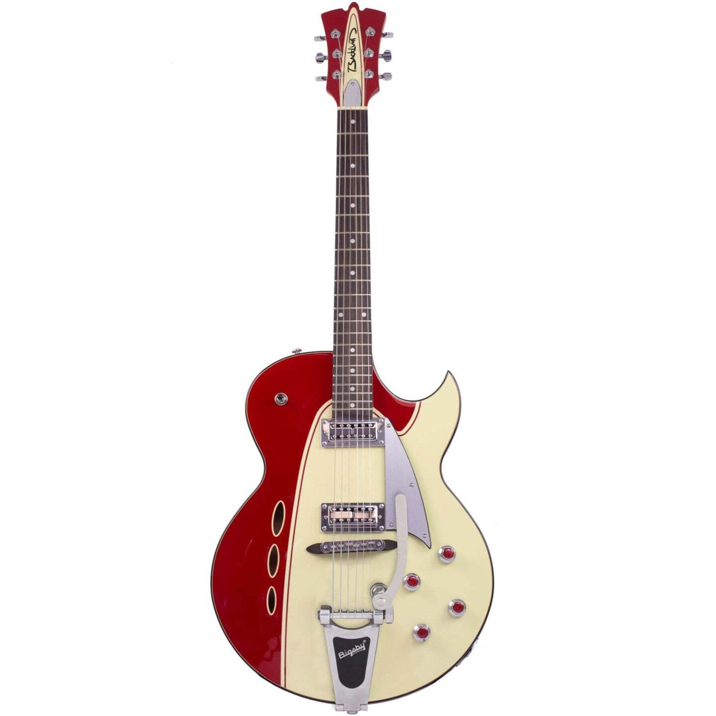 Backlund Rockerbox II DLX Red-Creme | Eastwood Guitars