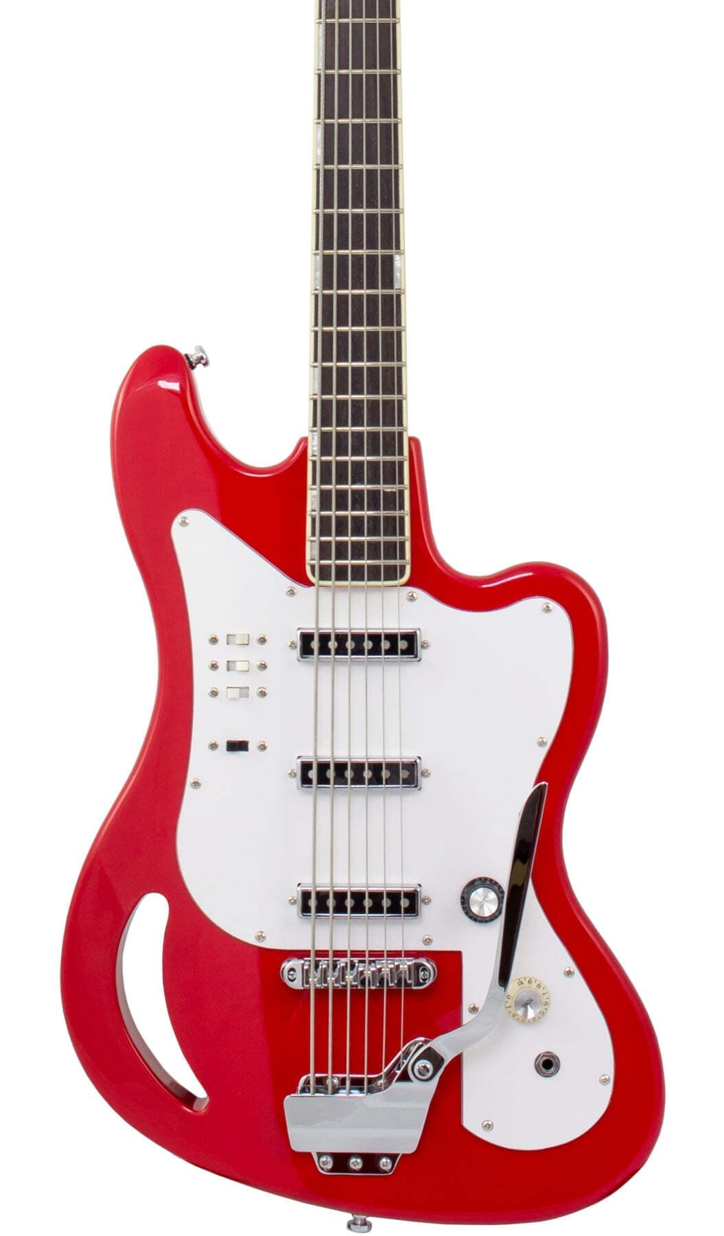 TB64 6-String Bass Fiesta Red | Eastwood Guitars