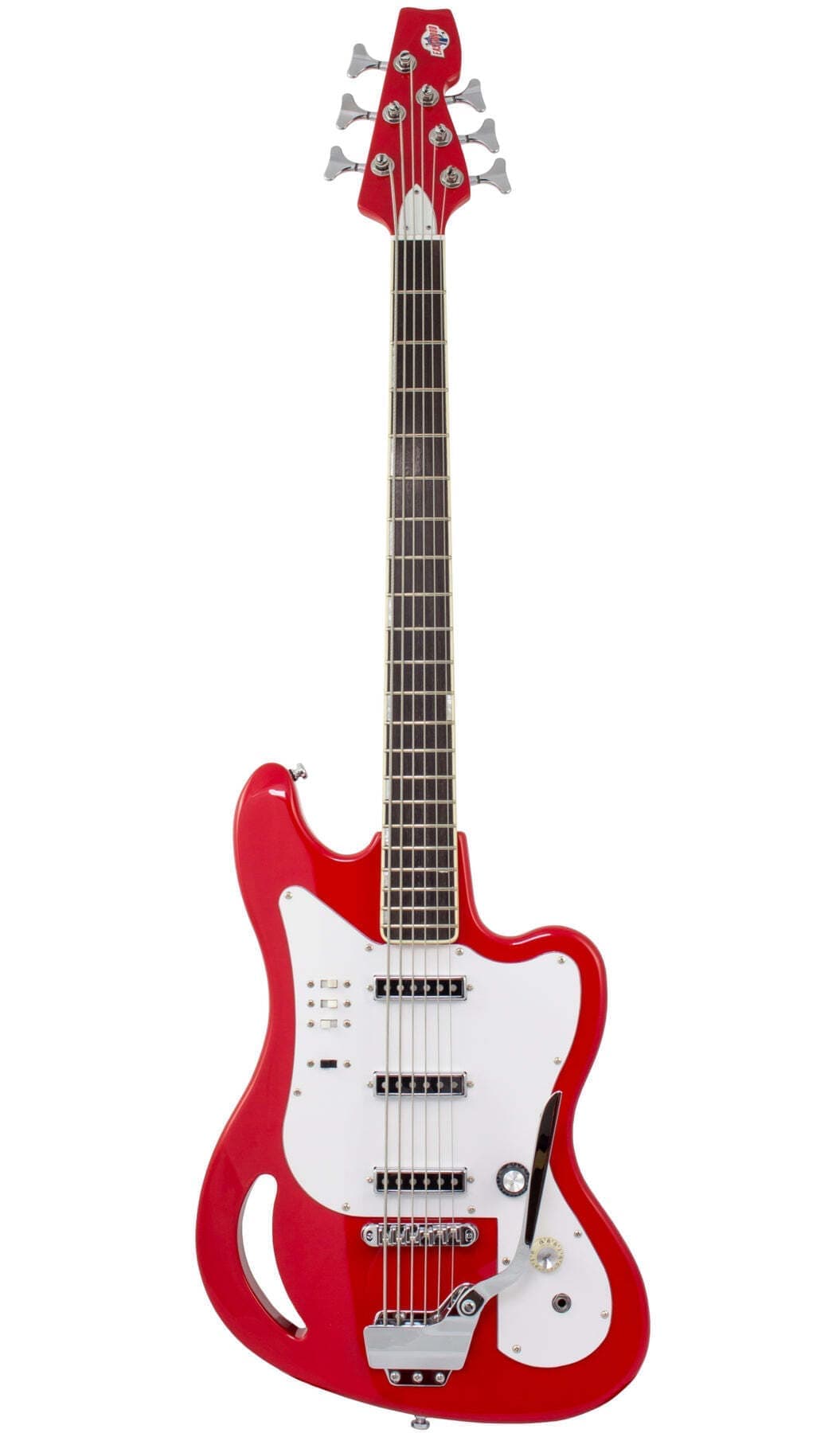 TB64 6-String Bass Fiesta Red | Eastwood Guitars