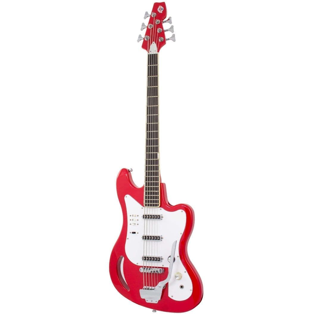 TB64 6-String Bass Fiesta Red | Eastwood Guitars