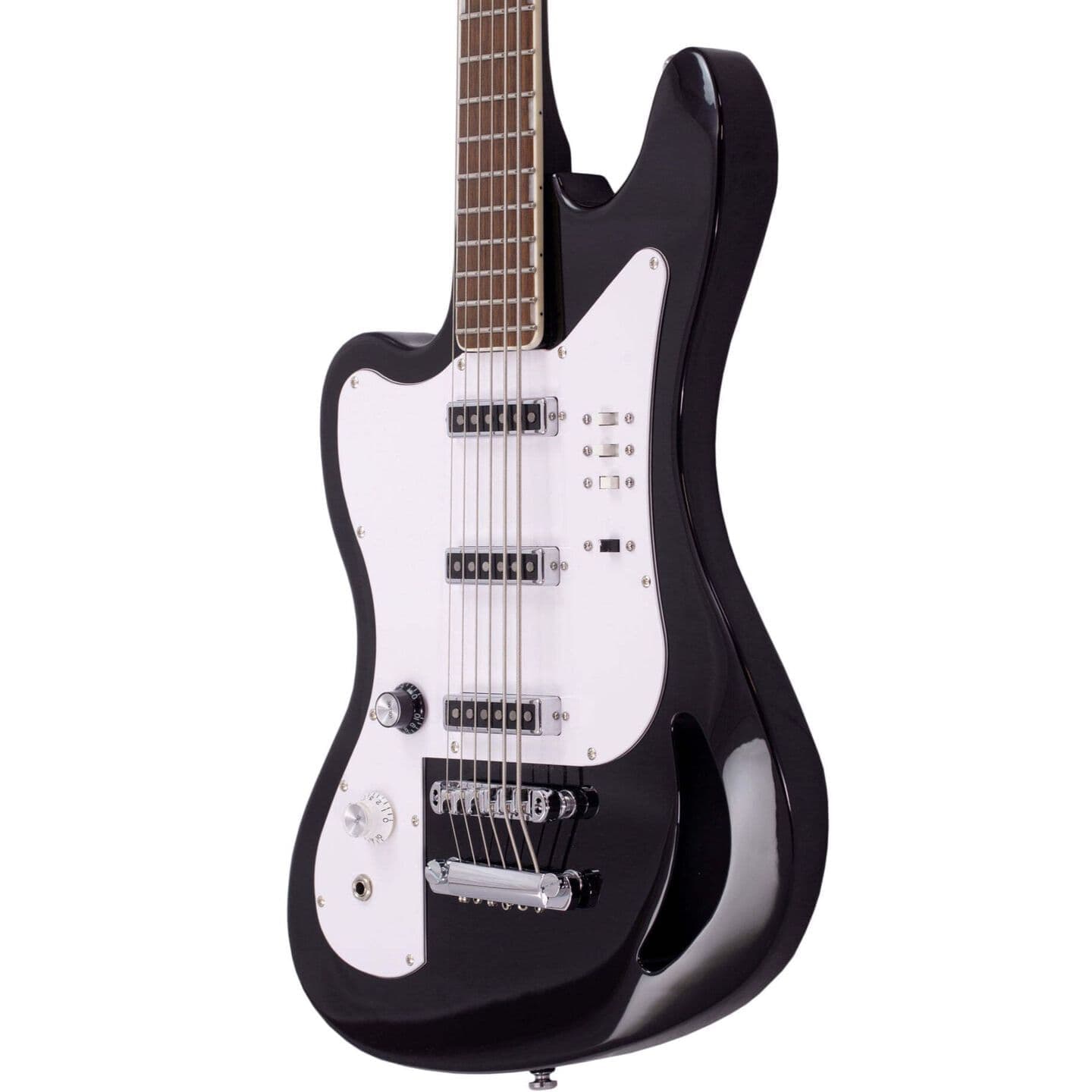 TB64 6-String Bass STD LH Black | Eastwood Guitars