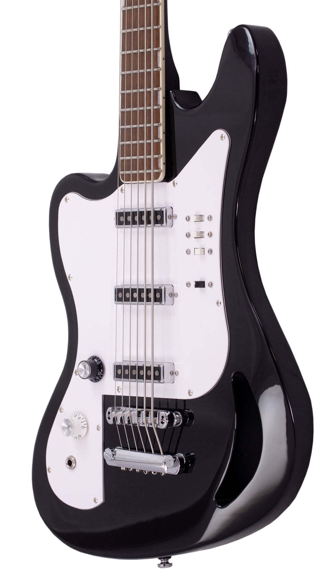 TB64 6-String Bass STD LH Black | Eastwood Guitars