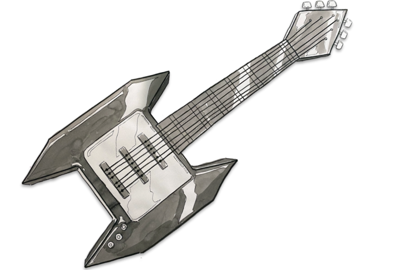 ヘルシェイク矢野 ギター アポロン GUITAR | ヘルシェイク矢野 x APOLLONMUSIC
