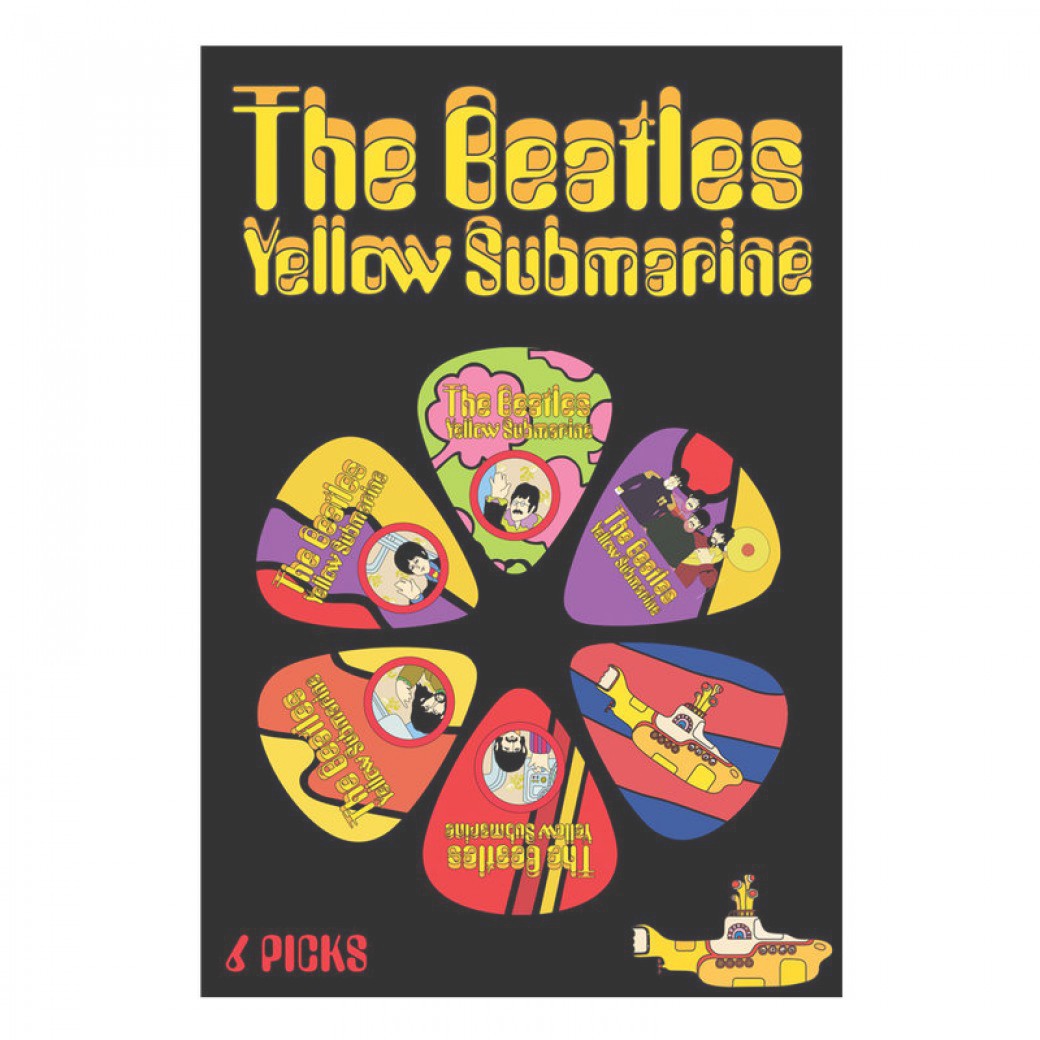 The Beatles Yellow Submarine Picks ~ Multi Color