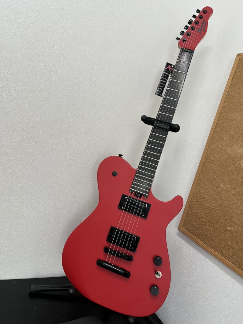 重ための歪みやリフが合う！Manson Guitar Works MA-EV！の、新色Satin Fire Redをご紹介！(サウンドサンプルもあり！)