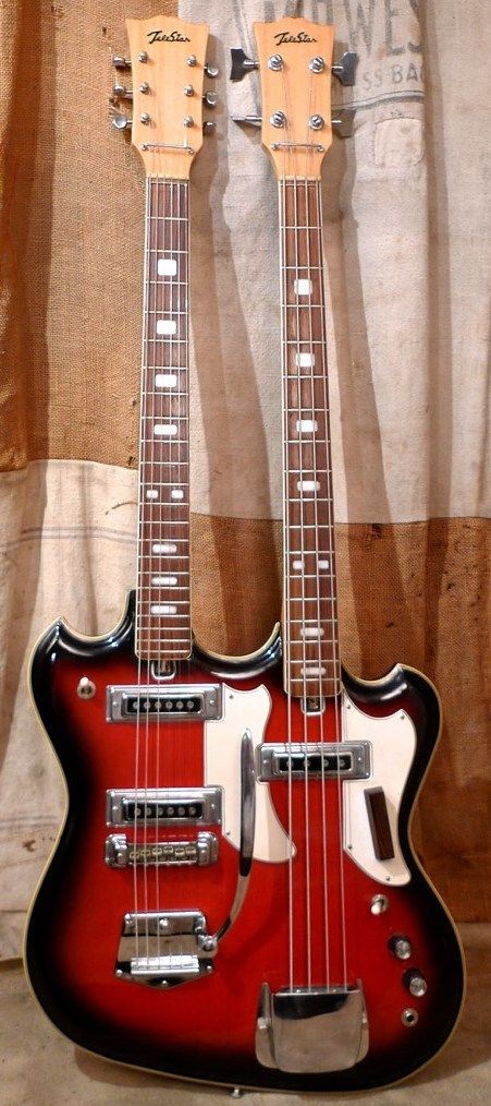 EastwoodGuitars ベースとギターのダブルネックモデル、その名も「DOUBLENECK 4/6」をご紹介！！