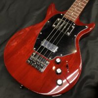 Vintage VRB70CR REVO Series ‘Callan’ Bass/See Thru Cherry Red
