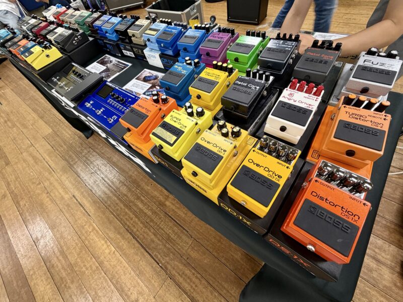 新潟大学 音楽倶楽部さんにて「BOSSエフェクター試奏会」を開催しました✨